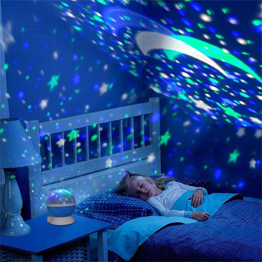 Star Master Dream Rotating Color Changing Projection Lamp Star Light Projector