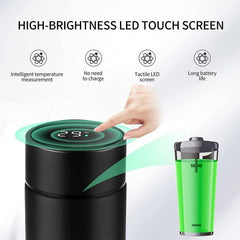 Temperature Display Vacuum Insulated Water Bottle Thermo Flask