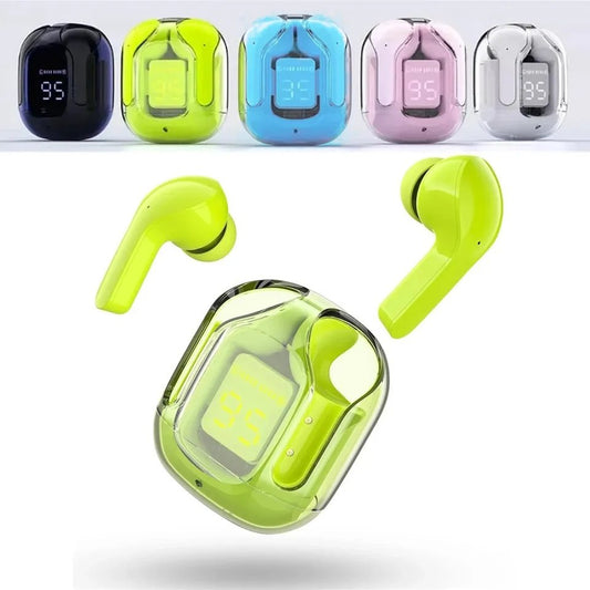 Air 31 Earbuds Wireless Earbuds With Crystal Transparent Case With Type-C Charging