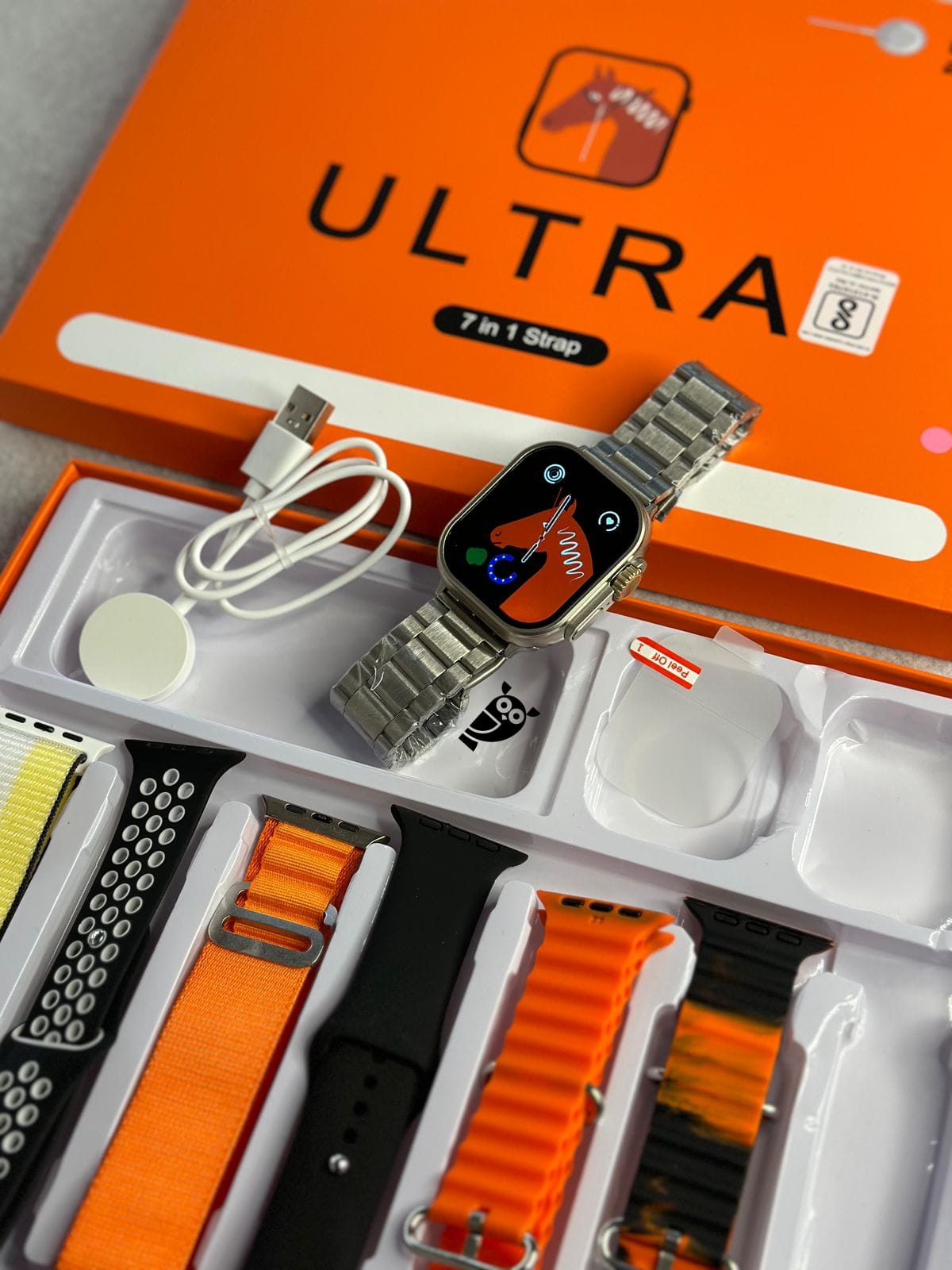 7-in-1 Ultra Smart Watch – Advanced Multi-Feature Fitness Tracker