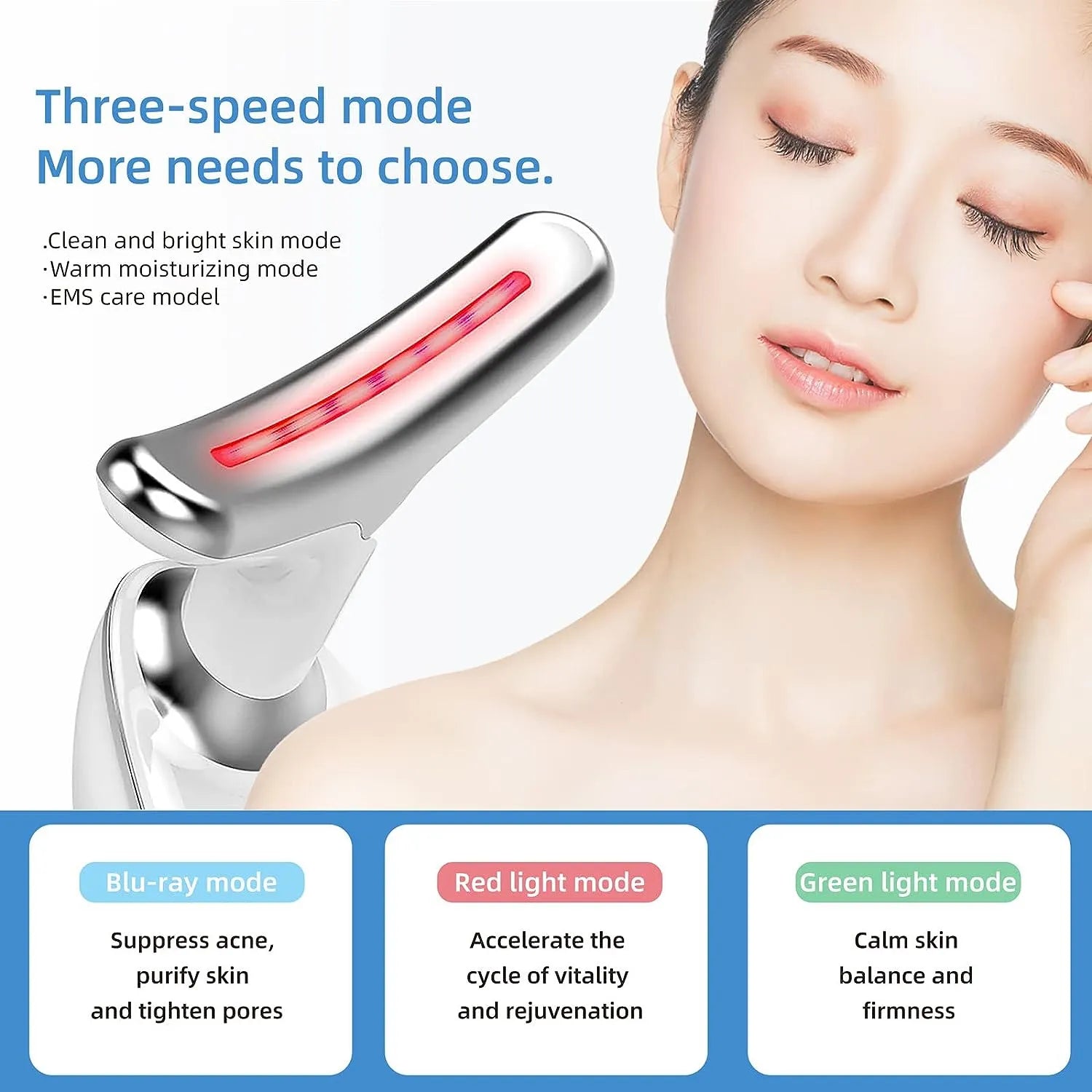 Massager for Face Lifting Facial Massagers EMS Neck Eye Massage