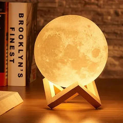 LED Moon Light Lamp With Stand - Mind Glowing 3D Lamp