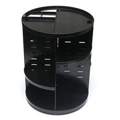 360 Degree Rotating Cosmetic Organizer (black )
