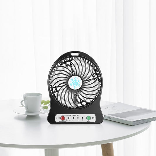 Portable Mini Fan Usb Charging rechargable battery  (Random Colors)