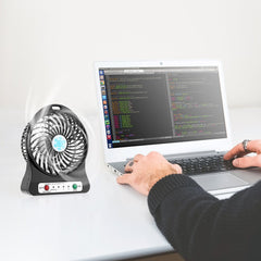 Portable Mini Fan Usb Charging rechargable battery  (Random Colors)