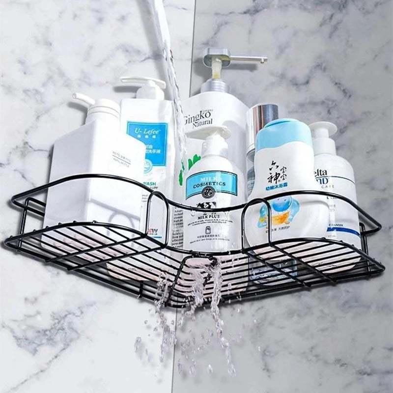 Metal Corner Rack For Bathroom & Kitchen 1Pc