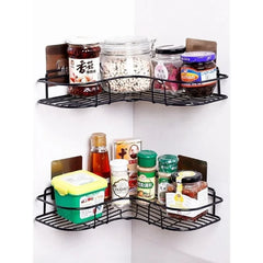 Metal Corner Rack For Bathroom & Kitchen 1Pc
