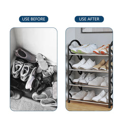 Non-Breakable Floor Standing Shoes Rack - 4 layer