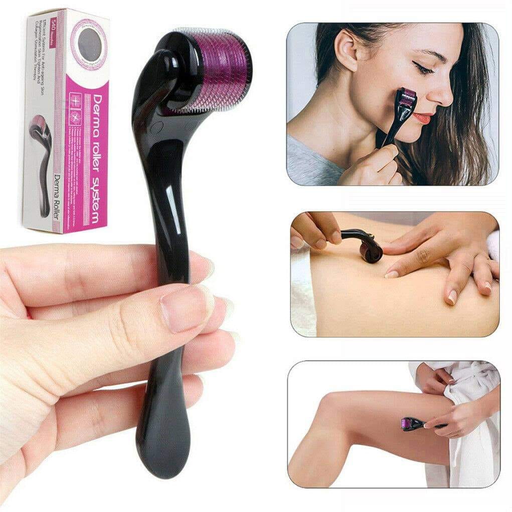 Combo pack Marble Jade Roller WITH STONE MARBLE | Ice Roller Facial Massage | Derma Roller [Pack of 3]